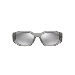 VERSACE - Gafas De Sol Transparent Grey Light Grey Mirror Silver 80