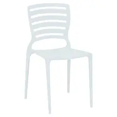 TRAMONTINA - Silla de Comedor Moderna en Polipropileno Blanco (Incluye 1 Silla)