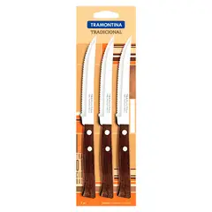 TRAMONTINA - Juego de Cuchillos Tradicional x 3 Piezas