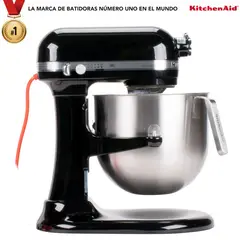 KITCHENAID - Batidora de Pedestal Comercial 7.6 lt Plata Oscuro 10 Velocidades 500W