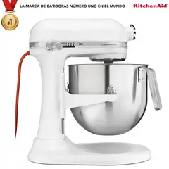 KITCHENAID - Batidora de Pedestal Comercial 7.6 lt Plata Oscuro 10 Velocidades 500W
