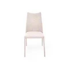 MICA - Silla de Comedor Moderna en Poliéster Rosado (Incluye 1 Silla)