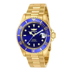 INVICTA - Reloj para Hombre Pro Diver - Reloj Análogo Dorado Acero inoxidable