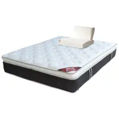 COLCHONES SPRING - Colchón Taurus King + Almohadas Memory Basic