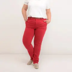 NEWPORT - Pantalón Wide Leg Mujer Tiro medio