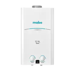 MABE - Calentador de Tiro Natural 12L Blanco CMP12TNBC