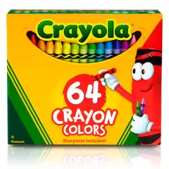 CRAYOLA - Set de Útiles Crayones Estandar x64