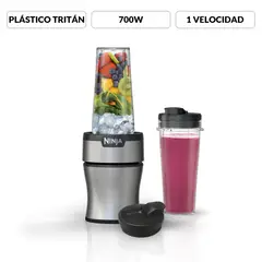 NINJA - Licuadora Personal Nutri-Blender 1 Velocidad 700W BN300