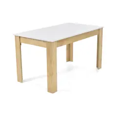 MICA - Mesa de Comedor Moderna para 6 personas en Aglomerado MDP Rectangular