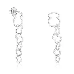 TOUS - Aretes Para Mujer Carrusel kaos Icon Plata