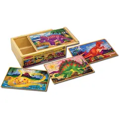 MELISSA & DOUG - Juguete de Bebé Rompecabezas Dinosaurios En Caja