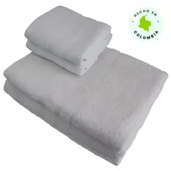 BASEMENT HOME - Juego de Toallas 450 g Set Lavanda 40 x 70 cm