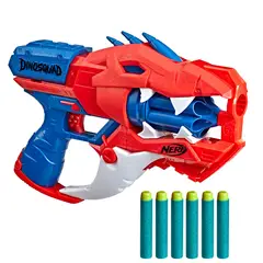 NERF - Lanzador Dinosquad Raptor-Slash. Incluye: lanzador y 6 dardos. (A partir de 8 años)