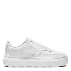 NIKE - Tenis Mujer Moda Court Vision Alta Blancos