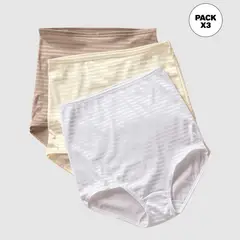LEONISA - Calzón pack bikini Pack de 3 para Mujer