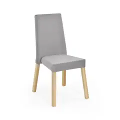 MICA - Silla de Comedor Moderna en Poliéster Gris (Incluye 1 Silla)