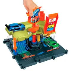 HOT WHEELS - Pista de carro Hot Wheels: Autolavado City