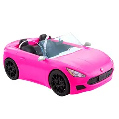 BARBIE - Carro de Barbie: Convertible rosa
