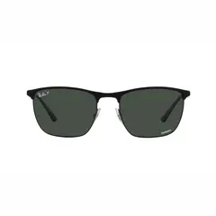 RAY BAN - Gafas de sol RB3686 Unisex Marco Matte Black On Black Lente Polar Dark Grey