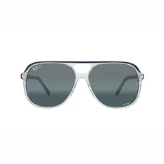 RAY BAN - Gafas de sol RB2198 Unisex Marco Blue On Transparent Lente Polar Clear Gradient Dark Blue