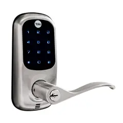 YALE - Cerrojo Digital de Clave y Llave Real Living Manija