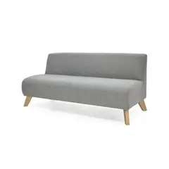 MICA - Sofá Moderno en Poliéster 3 Puestos Taniz 150 x 70 x 65 cm