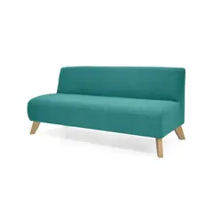 MICA - Sofá Moderno en Poliéster 3 Puestos Taniz 150 x 70 x 65 cm