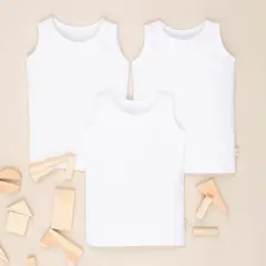 BABY FRESH - Camisetas de ropa interior Unisex Pack de 3