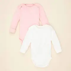 BABY FRESH - Body Bebé niña Pack x3 Algodón
