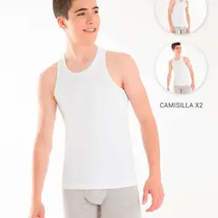 undefined - Camisetas de ropa interior Niño Pack de 2 GEF