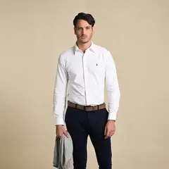 POLO RALPH LAUREN - Camisa Hombre Manga larga de Algodón POLO