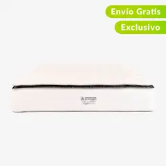 AMERICANA DE COLCHONES - Colchón Doble Firmeza Media Ortopédico Resortado con Pillow A Cinco 140 x 190 cm + 2 Almohadas - 0% Interés a 3, 6 o 12 Cuotas Pagando con tu CMR Banco Falabella