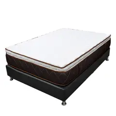 COLCHONES RELAX - Colchón con basecama Sencillo Espuma Confort 100 x 190 cm
