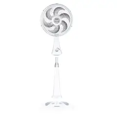 SAMURAI - Ventilador de Pedestal Turbo Silence Compact 2 en 1 3 Velocidades