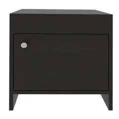 RTA MUEBLES - Mesa de Noche Moderna 416 x 40 x 352 cm - Sin Cajones