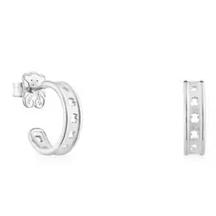 TOUS - Aretes Para Mujer Bear Row kaos Icon Plata