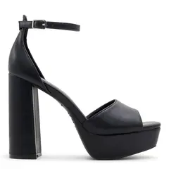 CALL IT SPRING - Sandalias para Mujer con tacón grueso Sandalias negras de moda para mujer