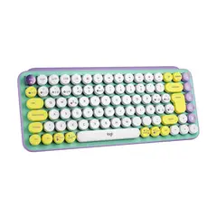 LOGITECH - Teclado POP Inalámbrico bluetooth con receptor USB para computador