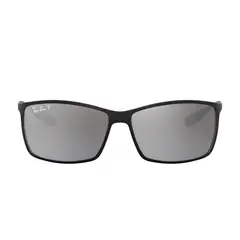 RAY BAN - Gafas de sol RB4179 para Hombre . Marco Matte Black Lente Grey Mirror Gradient Silver
