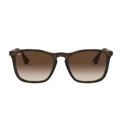 RAY BAN - Gafas de sol RB4187 para Hombre Marco Rubber Havana Lente Brown Gradient Dark Brown