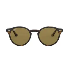RAY BAN - Gafas de sol RB2180 Unisex Marco Light Havana Lente Dark Brown