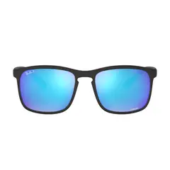 RAY BAN - Gafas de sol RB4264 para Hombre . Marco Matte Black Lente Green Mirror Blue