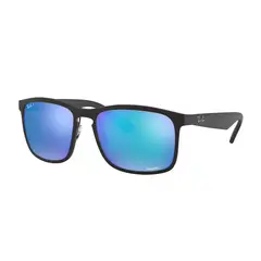 RAY BAN - Gafas De Sol Rayban Matte Black Green Mirror Blue