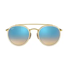 RAY BAN - Gafas de sol RB3647N Unisex . Marco Arista Lente Brown Gradient Mirror Blue