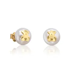 TOUS - Aretes Para Mujer con Pearl kaos Icon Oro