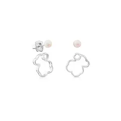 TOUS - Aretes Para Mujer Silueta kaos Icon Plata
