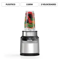 NINJA - Licuadora Nutri Blender Pro Con Auto-IQ 2 Velocidades 1100W BN401