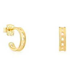 TOUS - Aretes Para Mujer Vermeil Bear Row kaos Icon Plata