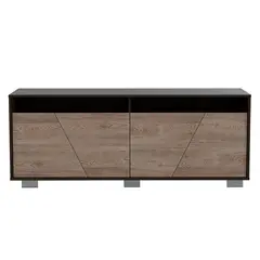 RTA MUEBLES - Centro de Entretenimiento de 155 x 61 x 39 cm, Mueble de TV Moderno para Televisor de 70 Pulgadas,