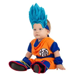FANTASTIC NIGHT - Disfraz infantil Disfraz para bebé niño Goku Dragon Ball fantasía